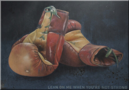 Lean on me when you're not strong