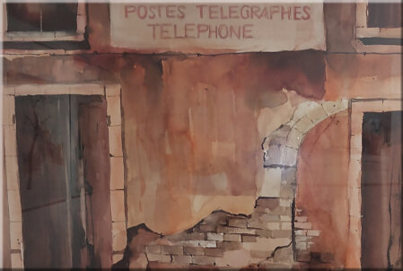 Ehemaliges Postamt in Menerbes, Provence