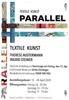 Plakat Parallel Textile Kunst