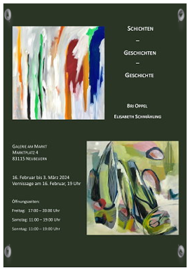 Plakat Ausstellung Schichten-Geschichten-Geschichte
