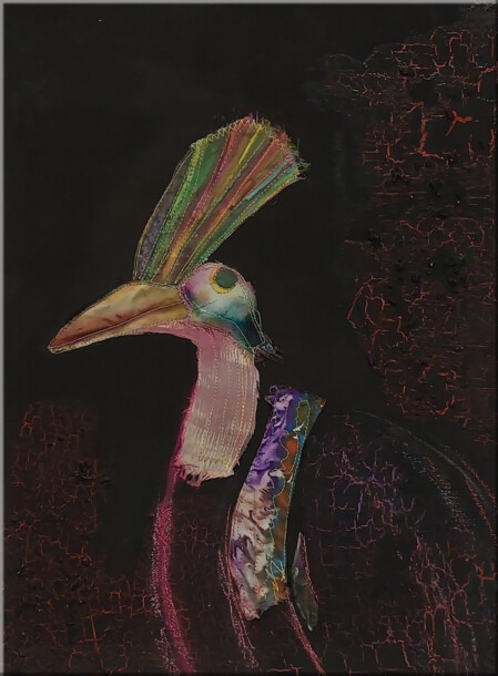 Schräger Vogel